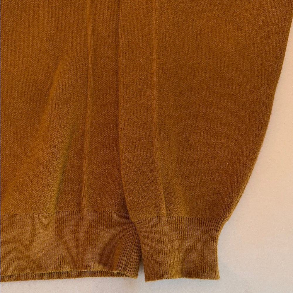 Zara Ochre Knit Pullover - Picture 2 of 3